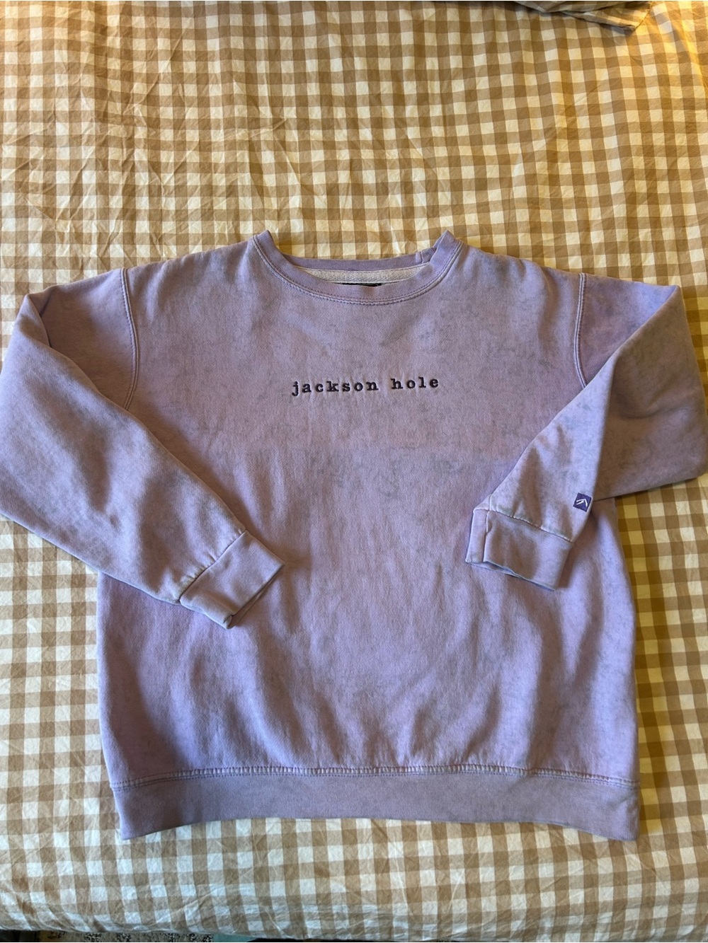 Jackson Hole Lavender Crewneck Sweatshirt - girls size large